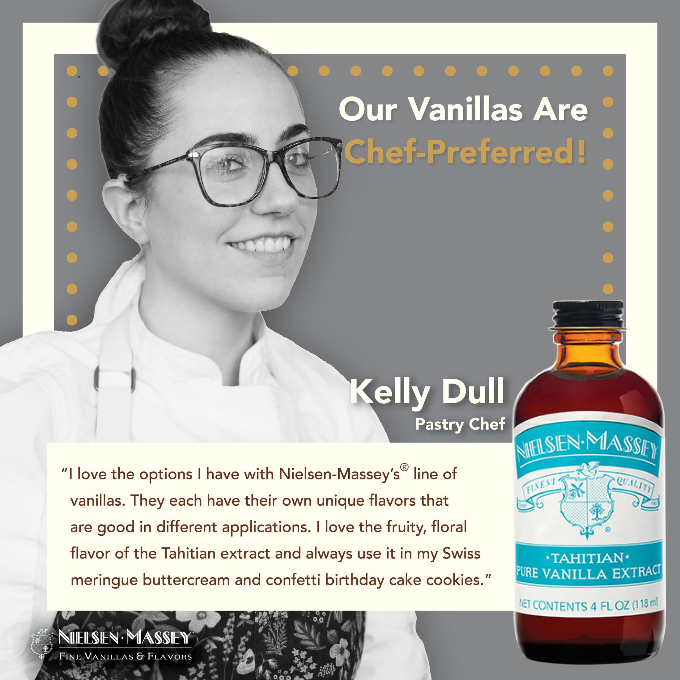 Nielsen-Massey Tahitian Pure Vanilla Extract, 8 oz