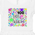 thumbnail image 4 of Inktastic 100 Days of School Pastel Stars Girls Toddler Dress, 4 of 5