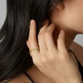 thumbnail image 2 of APSVO 4PCS 18K Gold Plated Rings for Women Non Tarnish Fashion CZ Pinky Stackable Ring Set Wedding Birthday Graduation Mothers Day Jewelry Gifts Her Teen Mom Girlfriend Adults Ideas Size 6/7/8/9/10, 2 of 7