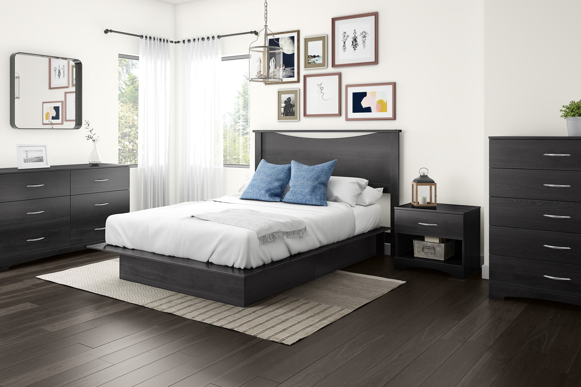 South shore soho sale storage platform bed