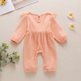 thumbnail image 3 of MuZeFu Baby Clothes for Girls Clearance under $5 Infant Baby Girls Long Sleeve Bow Romper Jumpsuit, 3 of 9