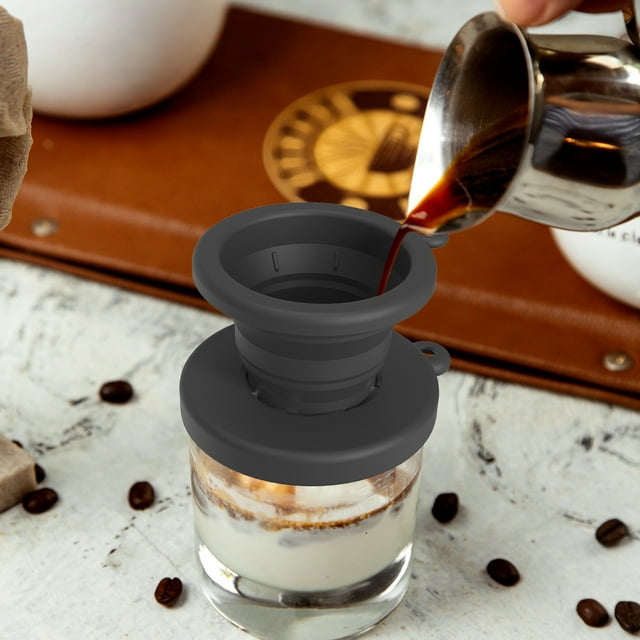 Plastic Coffee Cups Coffee Filter Cup Drip Cup Hand Brewed Coffee Cup Drip Filter Coffee Filter Cup Hiking Camping Home Office Coffee Filter Storage