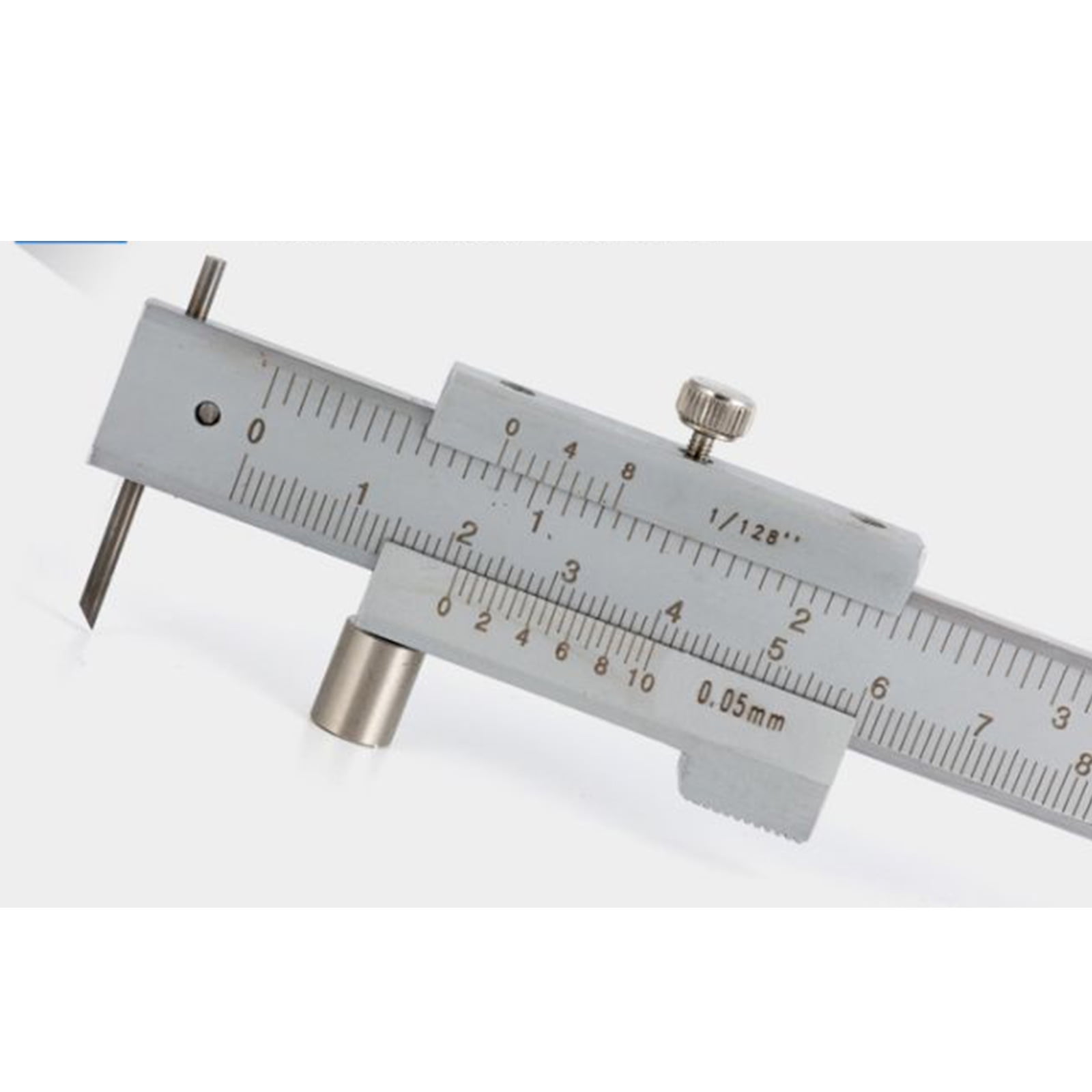 BIBABLYKE Metal Verniers Calipers 8in 200mm Stainless Steel with Engraveds Scale for Scribing Iron Wood and Other Surfaces