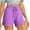 Purple, variant on ZQUUVOU Womens Plus Size Comfy Drawstring Casual Elastic Waist Pocket Loose Shorts Pants Olive Green