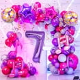 thumbnail image 4 of Set de globos Siznkore Kpop nota musical número 7 de 81 cm, 4 of 7