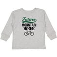 thumbnail image 3 of Inktastic Biking Future Mountain Biker Boys or Girls Long Sleeve Toddler T-Shirt, 3 of 5