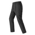 thumbnail image 4 of cocolona Mens Summer Casual Athletic Pants Elastic Waist Straight Wide Leg Workout Running Pants with Pockets, 4 of 5
