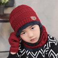 thumbnail image 4 of Lnzyyephy Beanie Gloves Scarf Set for Men Boys Winter Warm Knit Hat Gloves Scarf Set Cold Weather Accessories, 4 of 5