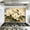 Color 4, variant on Peel and Stick Backsplash Mural for Kitchen, 35.4x23.6 inch Oil-Proof Vinyl Wall Decal Abstract Vintage Print Shapes Golden Lines White Blue Butterflies Removable Wallpaper for Stove