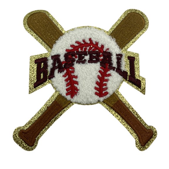 Embroidered Applique Baseball Iron/Sew On Patches Clothing Dress Backpacks Bag