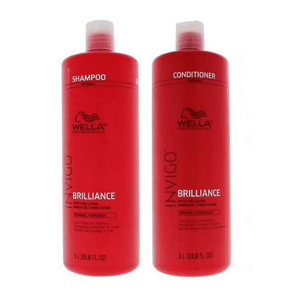 Wella Invigo Brilliance Shampoo and Conditioner for Fine 33.8 oz