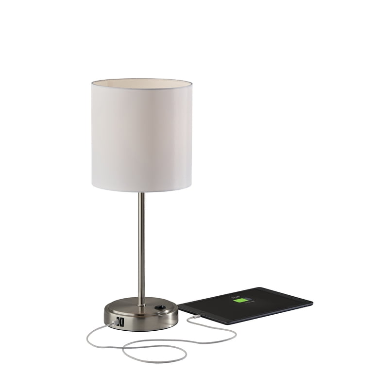 19-Inch Stick Table Lamp with USB Charging Ports photo 4