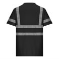 thumbnail image 2 of Men's Ice Silk Business Shirt Anti-Wrinkle Quick-Drying Solid Tee Short Sleeve Lightweight Casual Work Tops, 2 of 4
