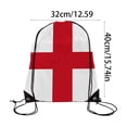 thumbnail image 3 of Nylon Drawstring Backpack Soccer Team Flag Print Sports Sackpack, Multicolor, 40 x 32 cm, Lightweight Foldable Gym Travel Bag for Games, 1 Pack, 3 of 6