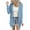 b Blue, variant on LYXSSBYX Women Open Front Cardigan Hot Sale Clearance Casual Solid Color Long Sleeve Knit Sweater Classical Cardigan Autumn Coat
