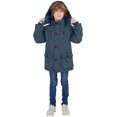 thumbnail image 5 of WenVen Boy's Winter Coat Warm Puffer Jacket Waterproof Fleece Lined Jacket Gray 10/12, 5 of 11
