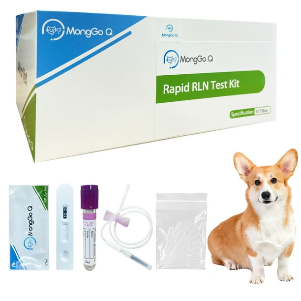 MONGGO Q Dog Pregnancy Test 10Packed Relaxin RLN Auxiliary Diagnostic