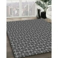 thumbnail image 3 of Ahgly Company Machine Washable Indoor Round Transitional Gunmetal Gray Area Rugs, 7' Round, 3 of 7