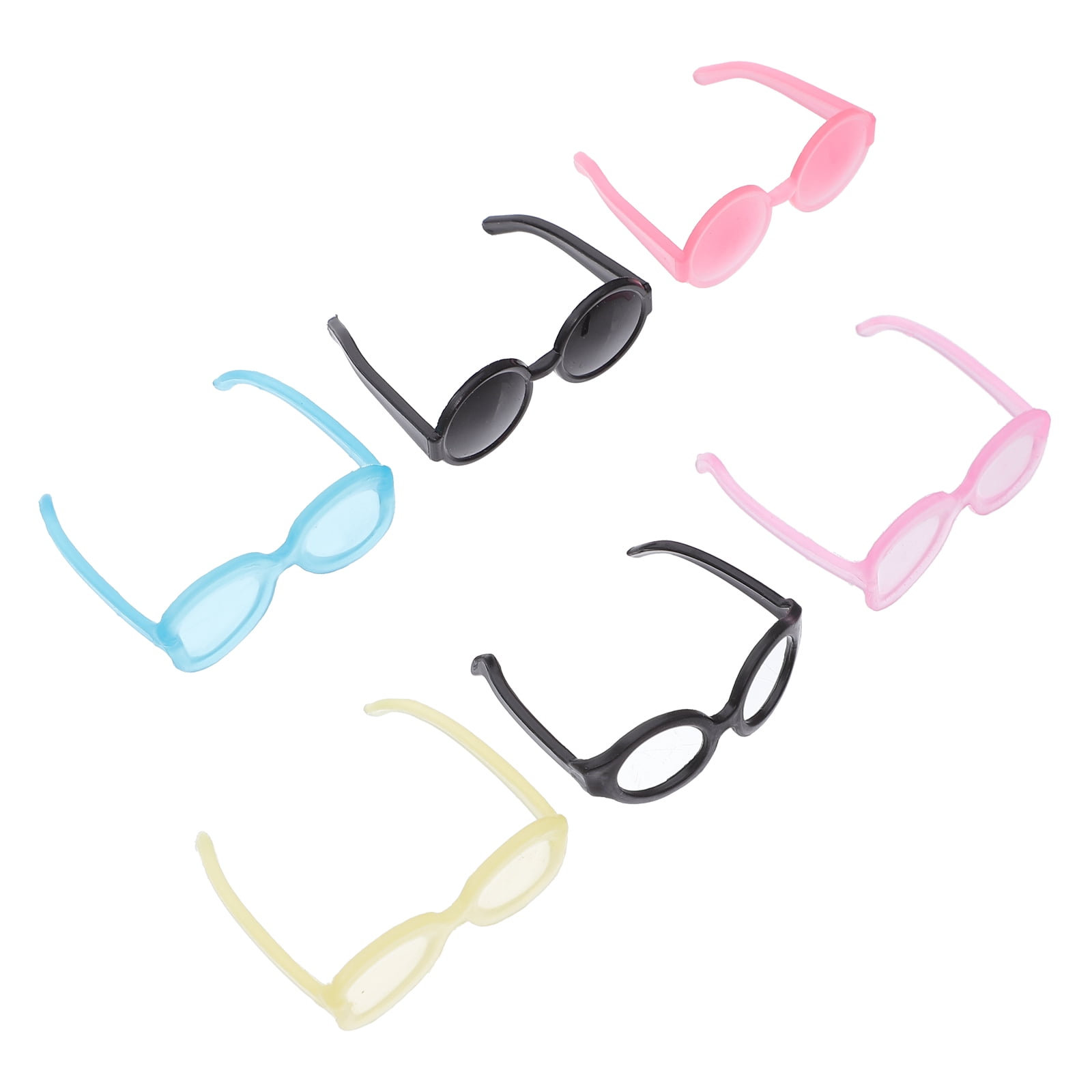 20 Pcs Mini Heart-Shaped Sunglasses Resin Charms - Cute DIY Decor For Phone Cases & Crafts