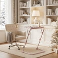 thumbnail image 4 of Homy Casa Adjustable TV Tray Table with Wheels and Cup Holder, Folding Laptop Desk with 4 Height Settings & 3 Tilt Angles for Couch, Bed, Sofa, 4 of 7