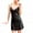 Black, variant on Lolmot Women Plus Size Dress Lace Sexy Lingerie Nightwear Passion Satin Chemise Lingerie Sleepwear