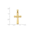 thumbnail image 3 of Gem & Harmony 14K Yellow Gold Cross Pendant Necklace with Chain for Women, 3 of 5