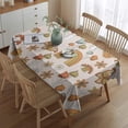 thumbnail image 2 of Colorful Mushroom Rainbow Light Pattern Rectangle Tablecloth 60"x84",Waterproof Polyester Rectangle Table Cloth, Wipeable Spillproof Polyester Tablecloth for Dining, Camping, Indoor and Outdoor, 2 of 5