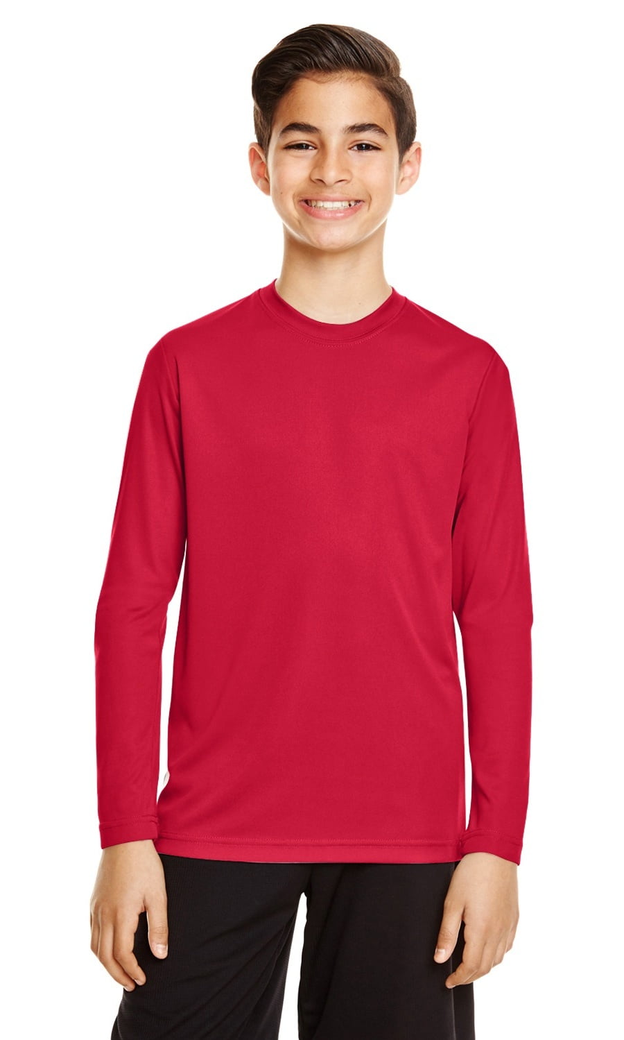 Team 365 TT11YL T3 Youth Performance LS TEE Black L