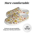 thumbnail image 6 of Lsque Coffee Donuts Pattern Womens Comfort Cotton on Scuff With Memory Foam and Anti-skid Sole Slipper-37/38, 6 of 7