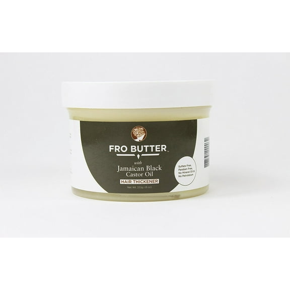 Fro Butter with Jamaican Black Castor Oil-All Natural and Organic- Vegan Friendly Hair Butter