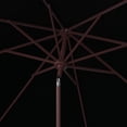 thumbnail image 2 of SAFAVIEH Herla 11' Auto Tilt Market Round Patio Umbrella, Black, 2 of 6
