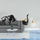 thumbnail image 2 of Figuras modernas de resina de toro y cisne. Escultura abstracta coleccionable para entrada, mesa, escritorio, estante, oficina, decoración para pareja, 2 of 8