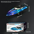 thumbnail image 3 of NAOJIE Rc Boat for Kids with Led Lights,2.4ghz Remote Control Racing Boats,Waterproof & Rechargeable Battery,Rc Boats,Remote Control Boat,Remote Control Boat for Kids, 3 of 9