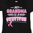 thumbnail image 4 of Inktastic My Grandma is a Survivor Breast Cancer Awareness Boys or Girls Baby Bodysuit, 4 of 5