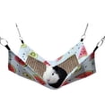 thumbnail image 3 of Small Animal Hammock Cooling Mat, Comfortable Breathable Summer Cooling Hamster Hammock Heat Dissipation Rattan  For Guinea Pig For Rodent For, 3 of 8