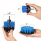 thumbnail image 2 of Kit de cepillos para taladro para limpiar ruedas, bañeras, azulejos y lechada: juego de 3 piezas con eje de cambio rápido y cerdas de nailon antirayaduras para una limpieza profunda con taladro., 2 of 2