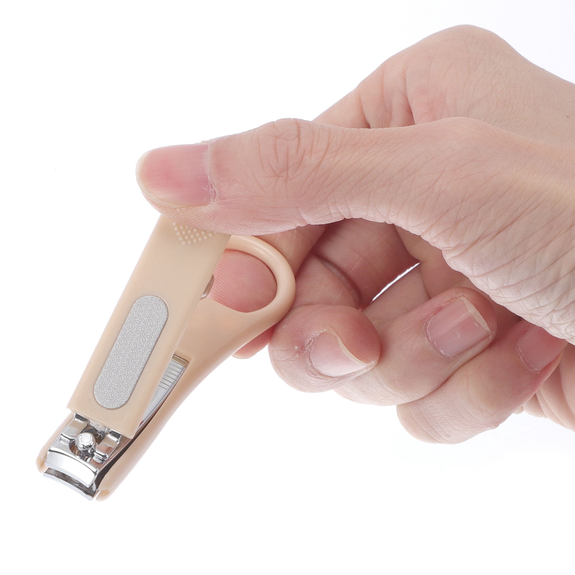 Unique Bargains Cartoon Pattern Nail Clippers 3.15"x0.98" 1 Pc Khaki