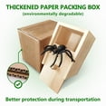 thumbnail image 3 of LAICAIW Fun Happy Joke Boxes Rubber Spider Prank Happy Box，Handcrafted Wooden Spider Box,C21-1, 3 of 4