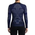 thumbnail image 2 of Raven Fightwear Women's Nordic Rash Guard IBJJF Approved MMA BJJ Blue, 2 of 3