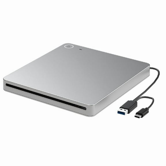 External DVD Drive,USB 3.0 and Type-C CD DVD Drive Player Ultra Slim Slot-in CD DVD Burner