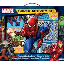 Marvel Superheroes Imagine Ink Mess-Free Coloring & Activity Set with Book, Stickers, Crayons & Markers - Kids Art Set