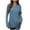 Dark Blue, variant on Maplenight Crew Neck Tops for Women Knit Long Sleeve Casual Tunic Sweaters Solid Side Slit Womens Pullover Tops for Fall Winter