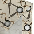 thumbnail image 4 of Ambesonne Grommet Curtain, , 50"x84", Taupe Caramel and Champagne, 4 of 5