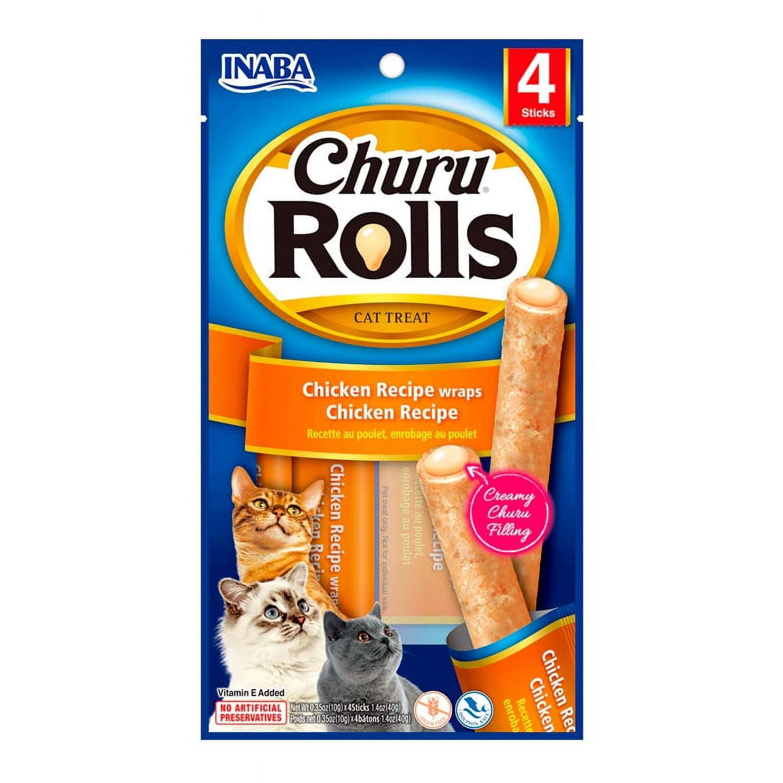 Churu Rolls - Palitos Con Pollo Para Gatos 40 Gr