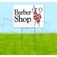 thumbnail image 1 of Barber Shop Old School (18" x 24") Yard Sign, Includes Metal Step Stake, 1 of 6