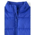 thumbnail image 3 of The Children's Place Boys Long Sleeve Zip-Up Puffer Winter Jacket, Sizes XS-XXL, 3 of 3