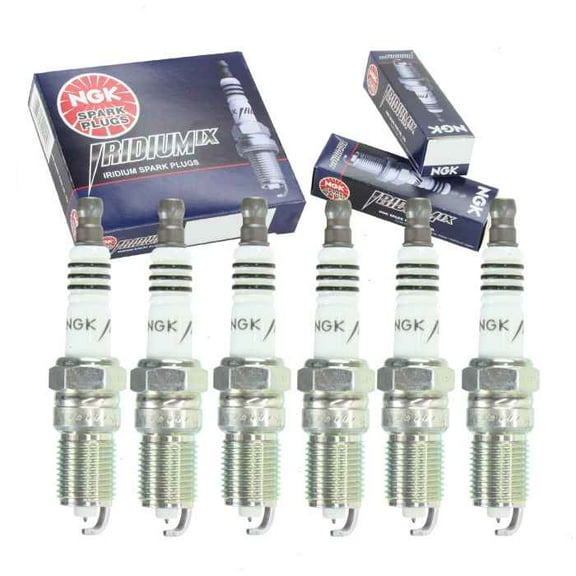 6 pc NGK Iridium IX Spark Plugs compatible with Mazda B4000 4.0L V6 1994-2003