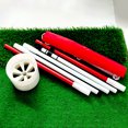 thumbnail image 4 of GOOHOCHY 1 juego de asta de bandera portátil resistente para practicar golf, para jugar, 4 of 8