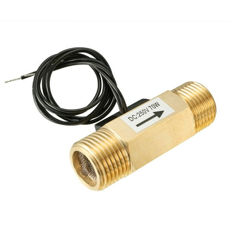 Unique Bargains G1/2  Hall Effect Liquid Water Flow Sensor Switch Flowmeter Meter 1-30L/min SEN-CL21W price history on PriceWatchPro