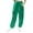 Green, variant on RUNQHUI Girls Boys Metallic Shiny Cargo Pants Kids Multi Pockets Joggers Holographic Hip Hop Jazz Dance Trousers Black 8
